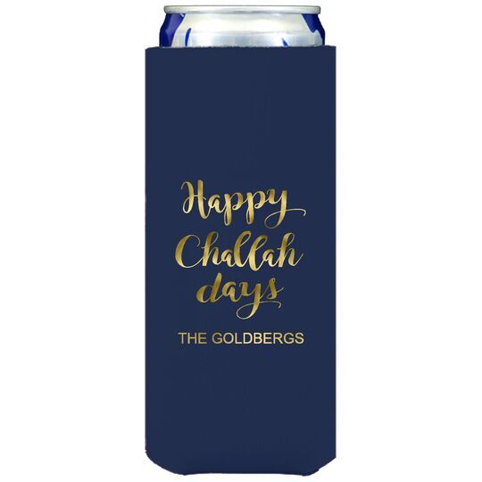 Happy Challah Days Collapsible Slim Huggers